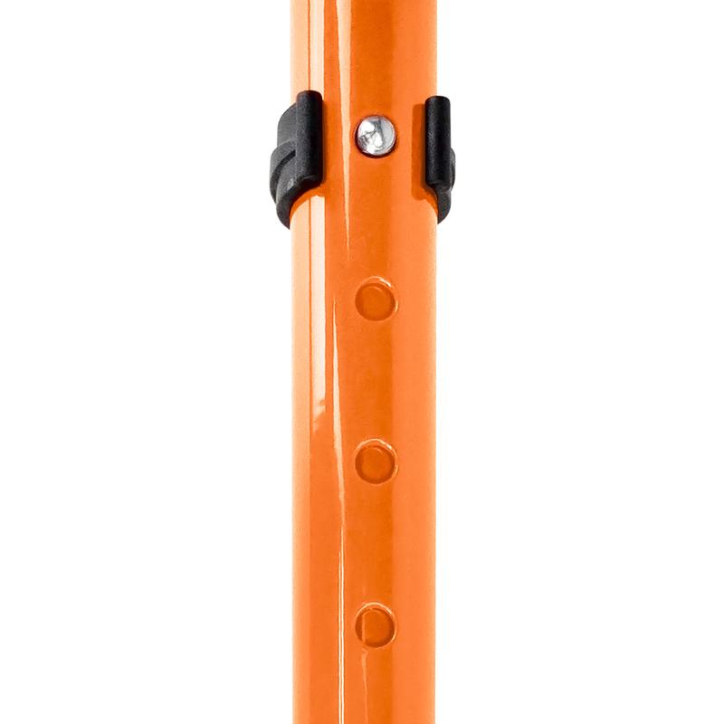 Clip System of the Flexyfoot Standard Soft Grip Handle Closed Cuff Orange Crutch